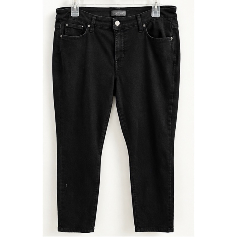 The Limited Womens Black Skinny Jeans Size 14W Stretch Denim Pants RN 31104